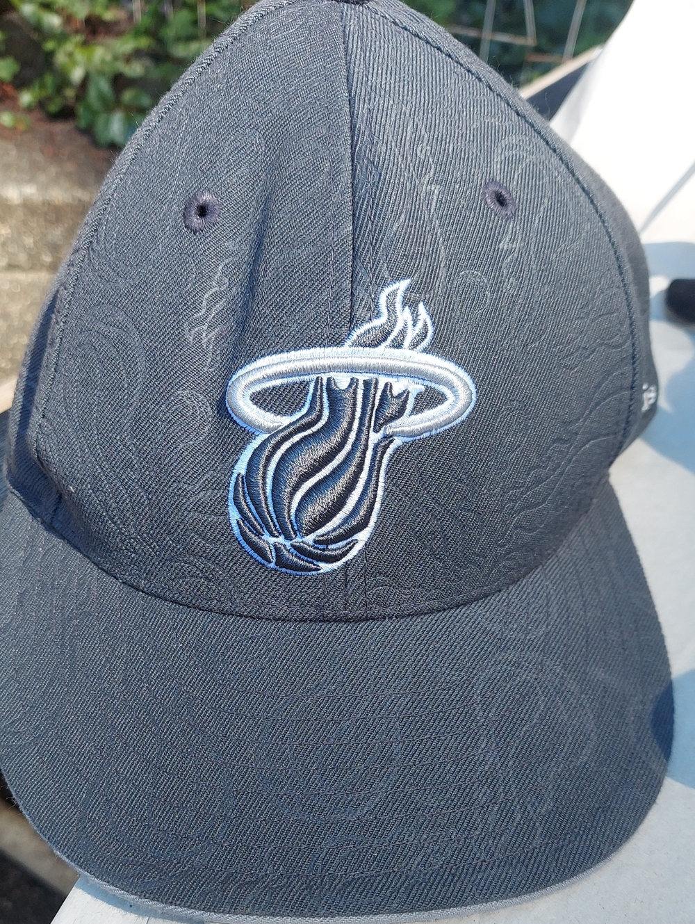 NBA Black Miami Heat Embroidered Logo Hat